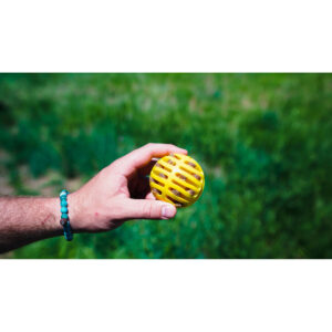 Ballwurfmaschine für Hunde Hunter Gelb Orange Gummi Bold