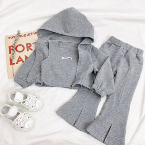 Suit 2023 New Korean Version Fashionable Girls' Spring and Autumn Children's Bell Pants