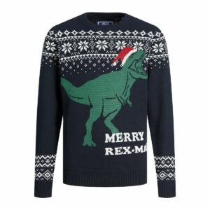 Unisex Pullover Jack &amp; Jones T REX Marineblau
