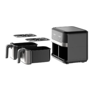 Heißluftfritteuse Masterpro Rocket Duo 900 2400 W 9 L Schwarz