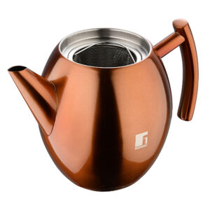 Teekanne Bergner Kupfer Edelstahl 1,75 L