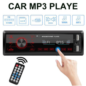 Yuanmheng Bluetooth 1 DIN Car Stereo In Dash AUX-in FM Radio Handsfree Call MP3 Player
