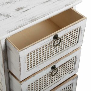 Schubladenschrank Versa Old Weiß (Restauriert A)
