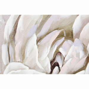 Leinwand DKD Home Decor Leinwand Holz MDF 80 x 3 x 80 cm Blume