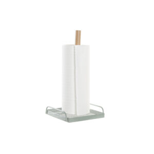 Küchenpapierrollenhalterung DKD Home Decor Beige Metall Minze Kiefer (16 x 15 x 29,5 cm) (2 Stück)