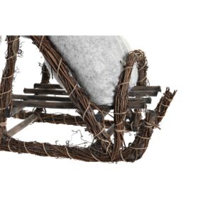 Weihnachtsschmuck DKD Home Decor Grau Weihnachtsmann 42 x 22 x 48 cm