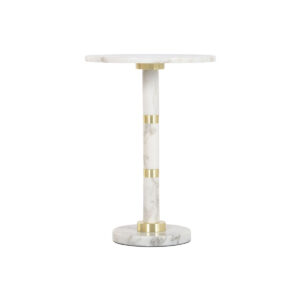Beistelltisch Home ESPRIT Weiß Gold 41 X 41 X 58 CM