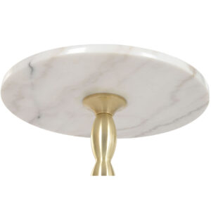 Beistelltisch Home ESPRIT Weiß Gold 41 x 41 x 57 cm