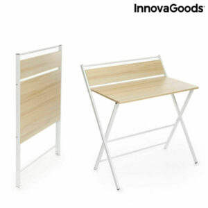 Klappbarer Schreibtisch mit Ablage InnovaGoods Tablezy Bunt Holz (Restauriert A)