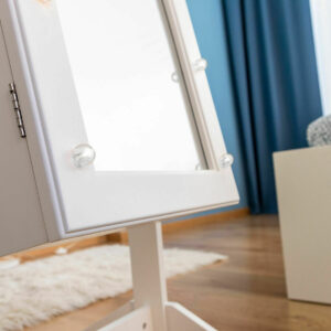 Stand-Schmuckspiegel mit LED InnovaGoods Weiß Bunt Holz Kunststoff (Restauriert A)
