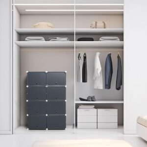 Schuhschrank Grau (Restauriert C)