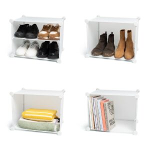 Tragbares Modul-Schuhregal InnovaGoods Weiß (Restauriert A)