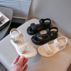 Summer Beach Versatile Sandals Girls Baby Princess Lightweight Soft Sole Children's Shoes