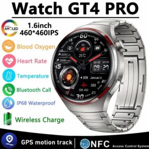 For Huawei WATCH 4 PRO Smart Watch Men Space Exploration Edition Bluetooth Call GPS NFC Heart Rate 100+Sports SmartWatch for Men Women 2024