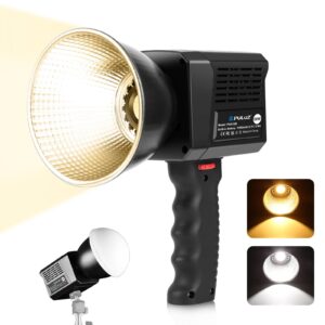 PULUZ 60W Studio Video Light 2500K-6500K Dual Color Temperature Professional Photography Fill Light (Black)