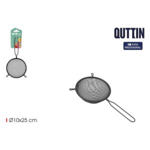 Sieb Quttin Schwarz Metall Ø 10 cm (24 Stück)