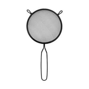 Sieb Quttin Schwarz Metall Ø 10 cm (24 Stück)