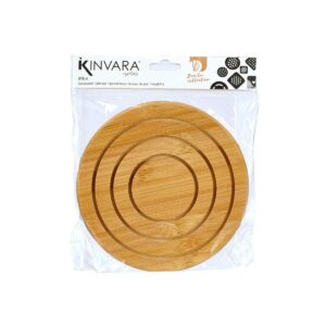 Untersetzer Kinvara natürlich Bambus rund 19 x 1 x 19 cm (24 Stück)