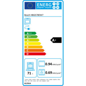 Herd BOSCH HBG578EW7 3600 W 71 L (Restauriert A)