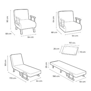 4-in-1 Schlafsessel Softfa InnovaGoods
