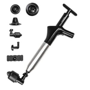 Hochdruck-Druckluftpömpel mit Zubehör und 5-in-1-Manometer Jetpro InnovaGoods