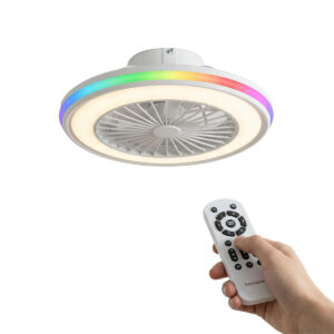 Deckenventilator mit RGB-LED-Licht, verdeckten Flügeln und Fernbedienung Nexory InnovaGoods