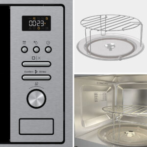 Mikrowelle mit Grill Hisense BIM320G41X 800 W 20 L Stahl