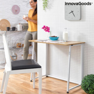 Klappschreibtisch InnovaGoods V0103358 Weiß (Restauriert B)